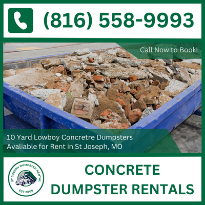 Concrete Dumpster Rental
